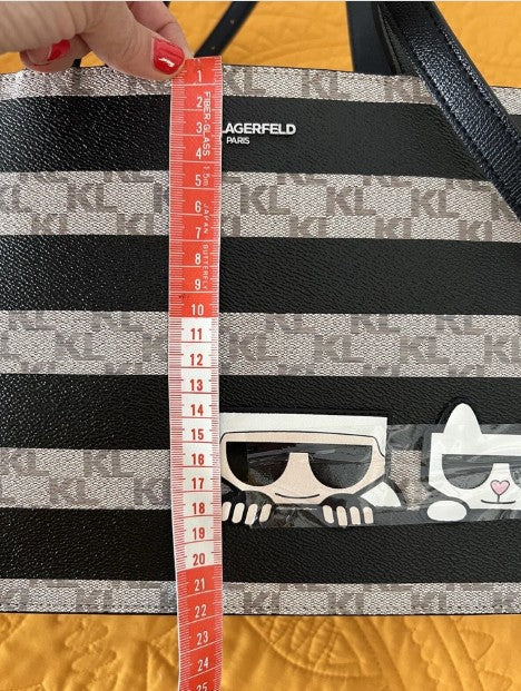 KARL LAFERFELD Cartera Maybelle Marrón/Negro