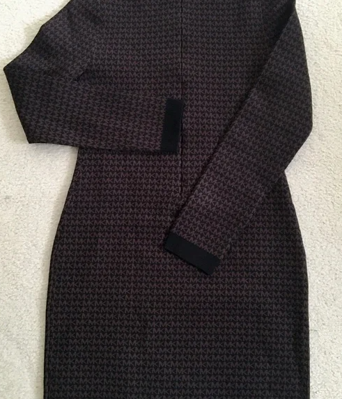 MICHAEL KORS Vestido Jacquard Marrón (Talla XS-S-M)