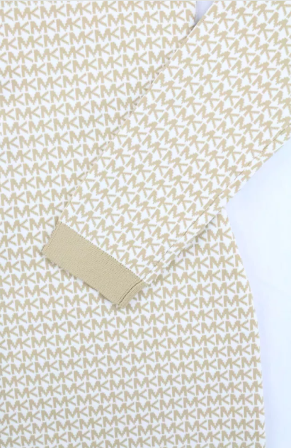 MICHAEL KORS Vestido Jacquard Nude (Talla S-M)