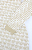 MICHAEL KORS Vestido Jacquard Nude (Talla S-M)