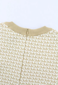 MICHAEL KORS Vestido Jacquard Nude (Talla S-M)