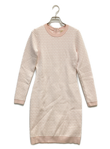 MICHAEL KORS Vestido Jacquard Rosa (Talla S)