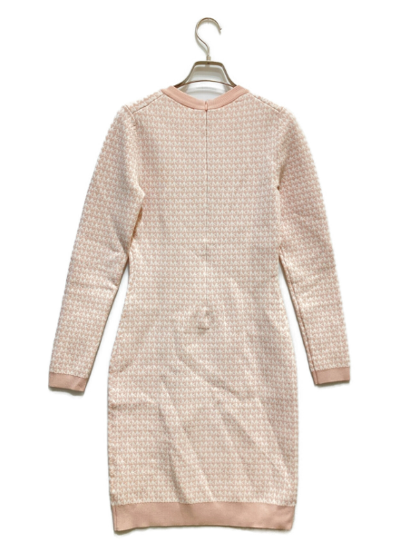 MICHAEL KORS Vestido Jacquard Rosa (Talla S)