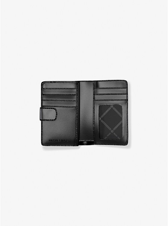 MICHAEL KORS Billetera Jet Set Travel Negro/Blanco