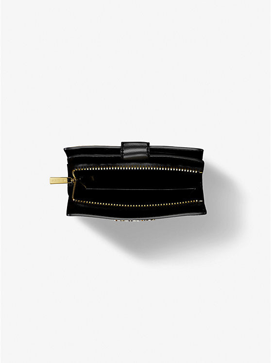 MICHAEL KORS Billetera Jet Set Travel Negro/Blanco