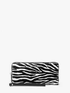 MICHAEL KORS Billetera Jet Set Travel Zebra