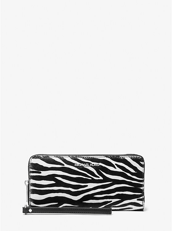 MICHAEL KORS Billetera Jet Set Travel Zebra