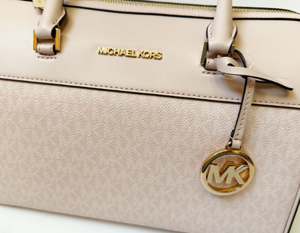 MICHAEL KORS Cartera MD Duffle Travel Rosa Pálido