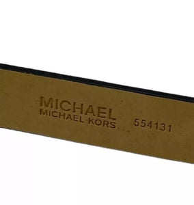 MICHAEL KORS Bolso Cinturon Pull Chain Negro (Talla XL)