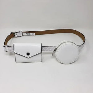 MICHAEL KORS Correa con Compartimentos Blanco
