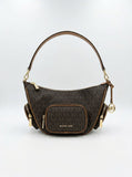 MICHAEL KORS Cartera en Forma Canguro Crossbody Marrón Monogram