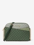 MICHAEL KORS Bolso Jet Set Travel Monogram Domo Verde