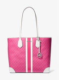 MICHAEL KORS Cartera Eva Grande Fucsia/Blanco