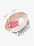 MICHAEL KORS Cartera Eva Grande Fucsia/Blanco