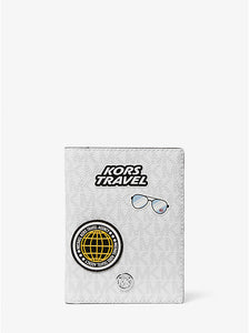 MICHAEL KORS Funda para Pasaporte Blanco