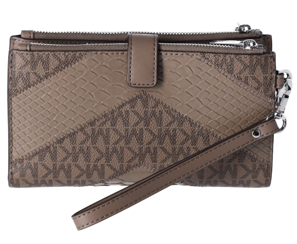 MICHAEL KORS Billetera Jet Set Travel Dusk Multi Marrón