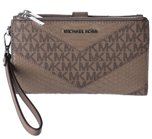 MICHAEL KORS Billetera Jet Set Travel Dusk Multi Marrón
