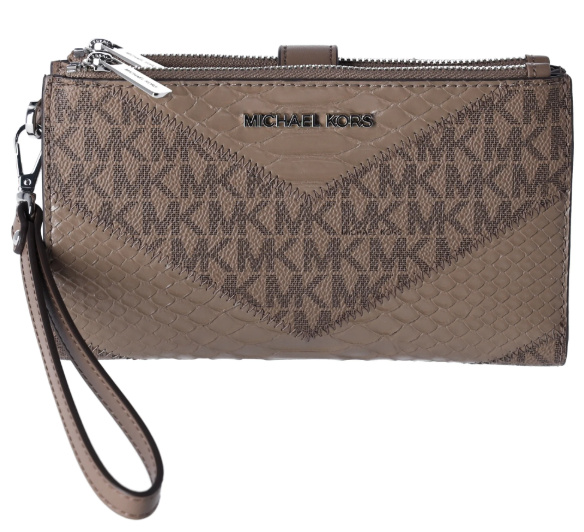 MICHAEL KORS Billetera Jet Set Travel Dusk Multi Marrón