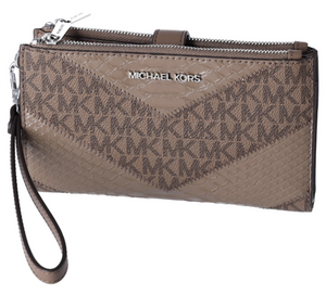 MICHAEL KORS Billetera Jet Set Travel Dusk Multi Marrón
