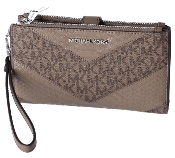 MICHAEL KORS Billetera Jet Set Travel Dusk Multi Marrón