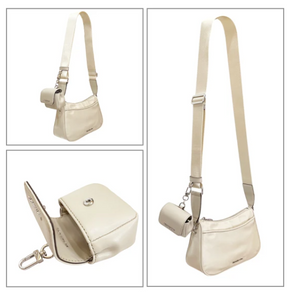 MICHAEL KORS Cartera Jet Set Travel Pequeña con Case para Airpods Champagne