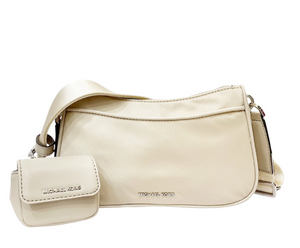 MICHAEL KORS Cartera Jet Set Travel Pequeña con Case para Airpods Champagne