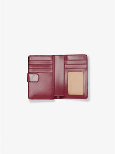 MICHAEL KORS Billetera Jet Set Travel Rojo/Guinda