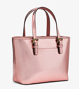 MICHAEL KORS Bolso Jet Set Travel Rosa Metálico