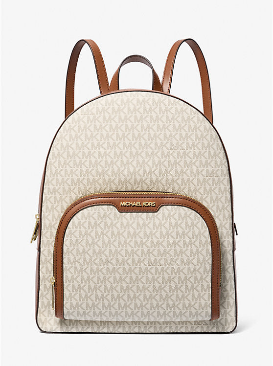 MICHAEL KORS Mochila Jaycee Vainilla/Marrón