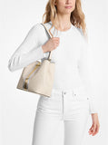 MICHAEL KORS Bolso Pratt Vainilla/Dorado