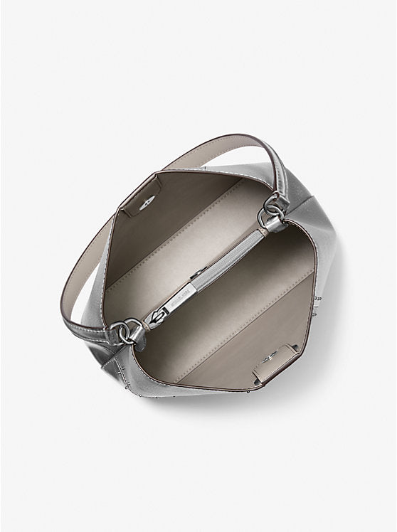 MICHAEL KORS Bolso Pratt Plateado