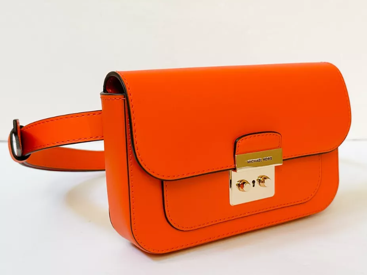 MICHAEL KORS Riñonera Sloan Naranja (Talla SM)