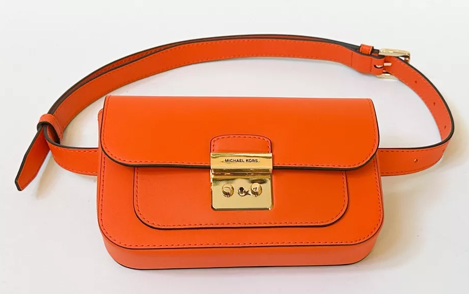 MICHAEL KORS Riñonera Sloan Naranja (Talla SM)