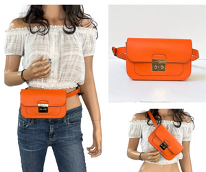 MICHAEL KORS Riñonera Sloan Naranja (Talla SM)