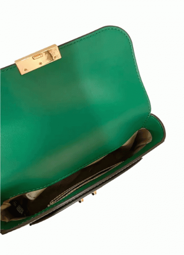 MICHAEL KORS Riñonera Sloan Verde (Talla SM)
