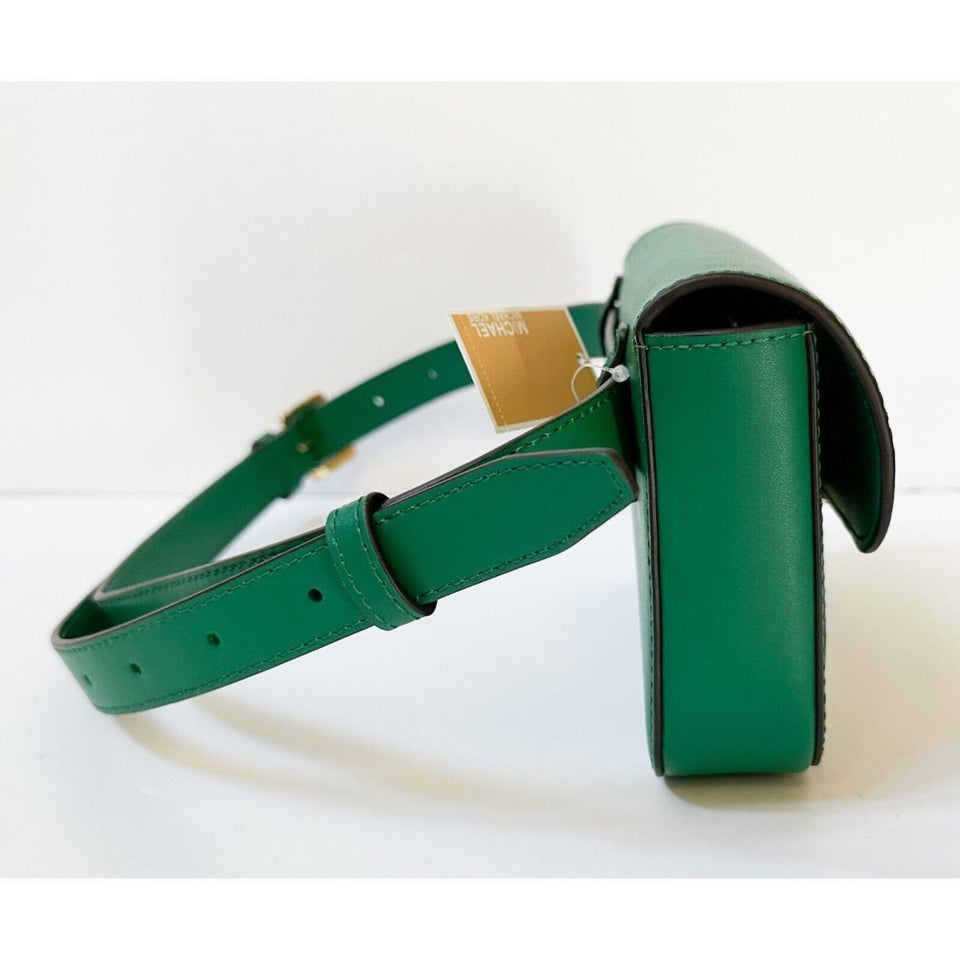 MICHAEL KORS Riñonera Sloan Verde (Talla SM)