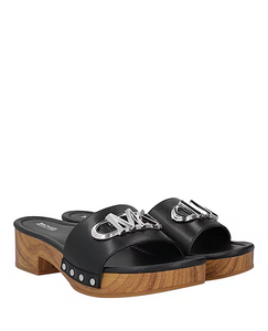 MICHAEL KORS Sandalias Parker Slide Negro (Tallas 5.5, 6 US)
