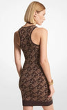 MICHAEL KORS Vestido Empire Signature Marron (Talla XS)