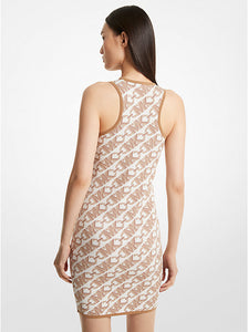 MICHAEL KORS Vestido Empire Signature Hueso (Talla S)