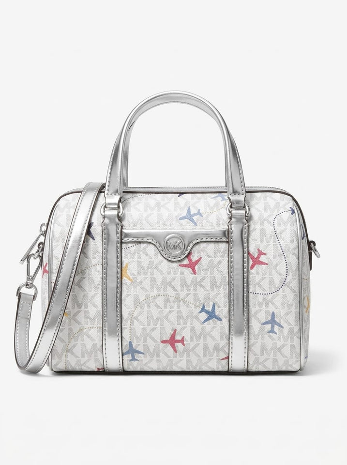 MICHAEL KORS Cartera Travel Blanco/Plateado
