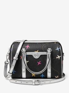 MICHAEL KORS Cartera Travel Negro/Plateado
