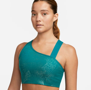 NIKE Top Deportivo Dri-FIT Asymmetrical Verde (Talla M)