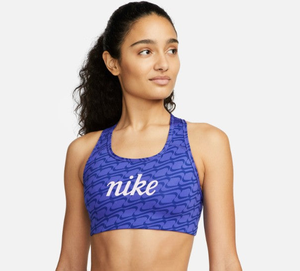 NIKE Top Deportivo Dri-FIT Swoosh Icon Clash Azul (Talla M)