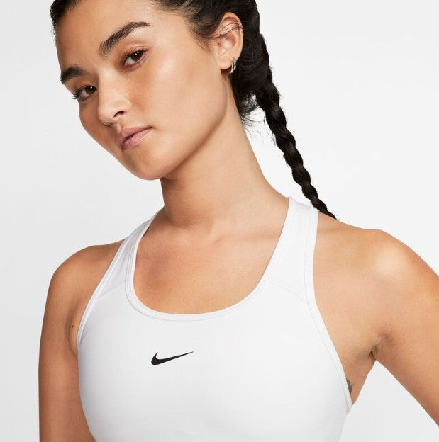 NIKE Top Deportivo Dri-FIT Swoosh Blanco (Talla M)