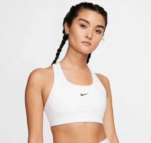 NIKE Top Deportivo Dri-FIT Swoosh Blanco (Talla M)