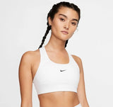 NIKE Top Deportivo Dri-FIT Swoosh Blanco (Talla M)