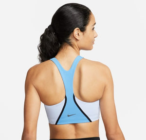 NIKE Top Deportivo Yoga Dri-FIT Swoosh Azul (Talla M)