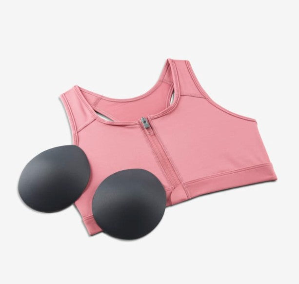 NIKE Top Deportivo Dri-FIT Swoosh Rosa (Talla M)