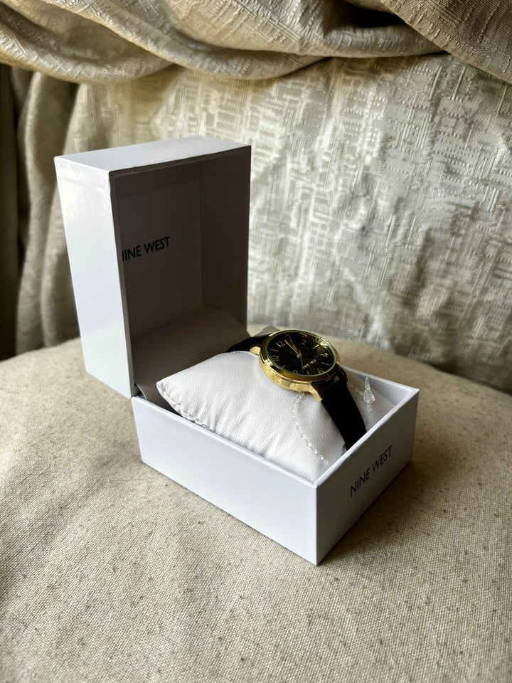 NINE WEST Reloj Negro (Mujer)