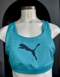 PUMA Top Deportivo Celeste (Talla L)
